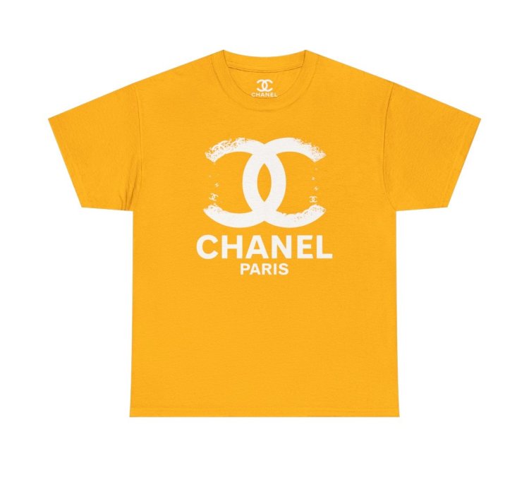 Chanel Uniquy T Shirt Yellow Size USA