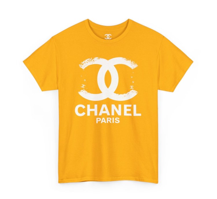 Chanel Uniquy T Shirt Yellow Size USA