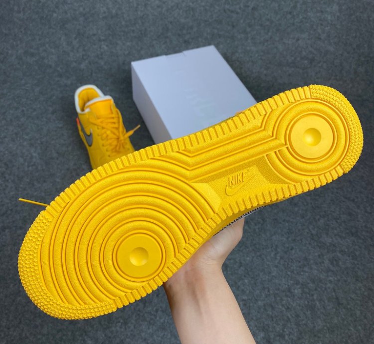 Nike Air Force 1 Low Off-White ICA University Gold