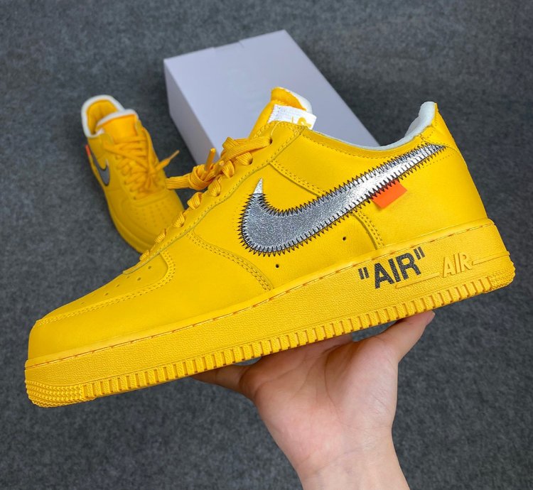 Nike Air Force 1 Low Off-White ICA University Gold