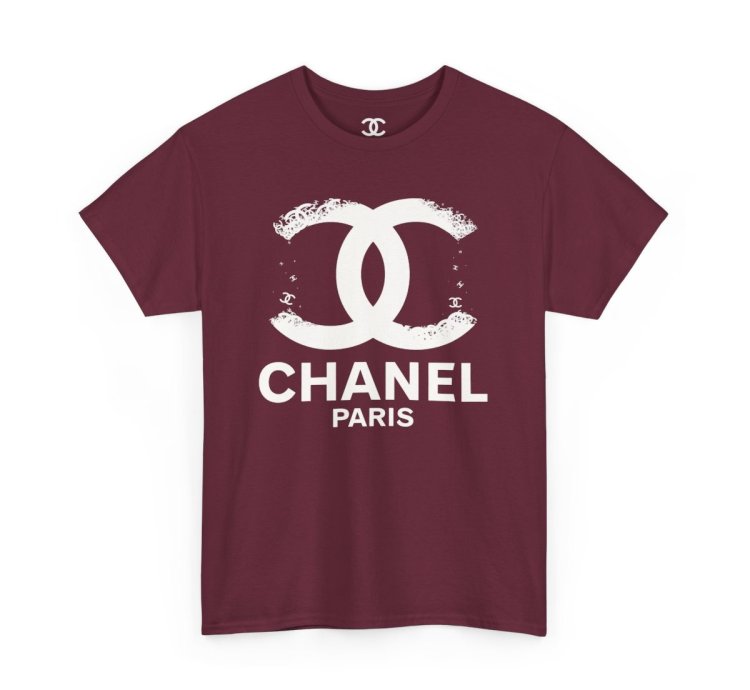 Chanel Uniquy T Shirt Maroon Size USA