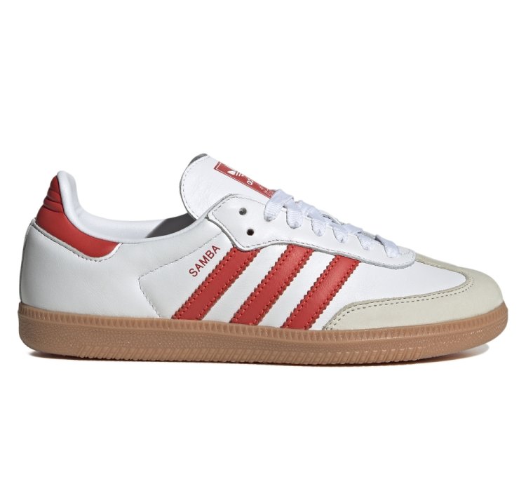 adidas Samba OG White Solar Red Gum - IF6513