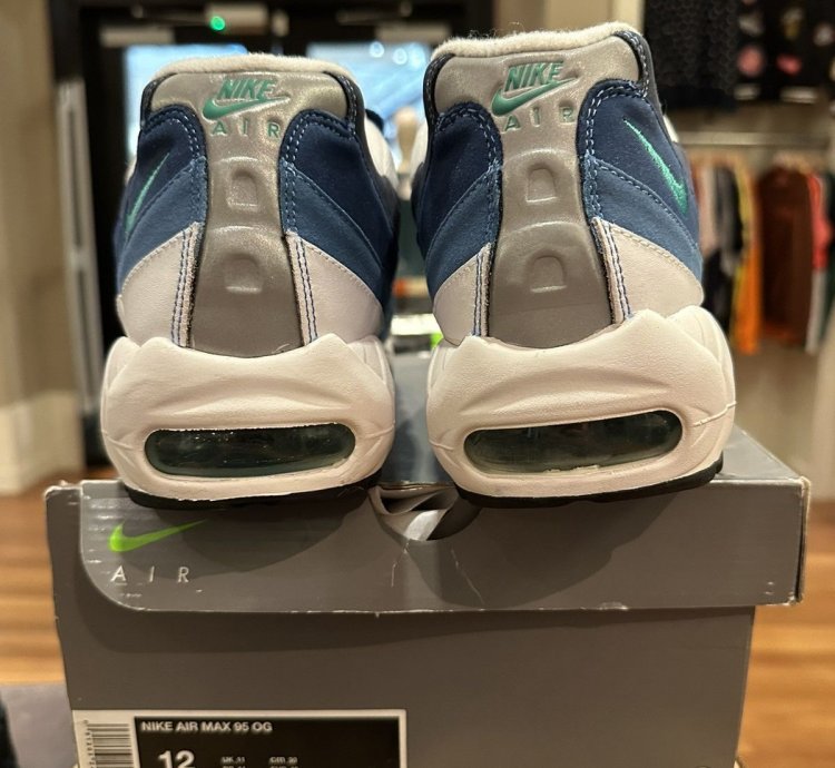 Air max 95 white skate blue