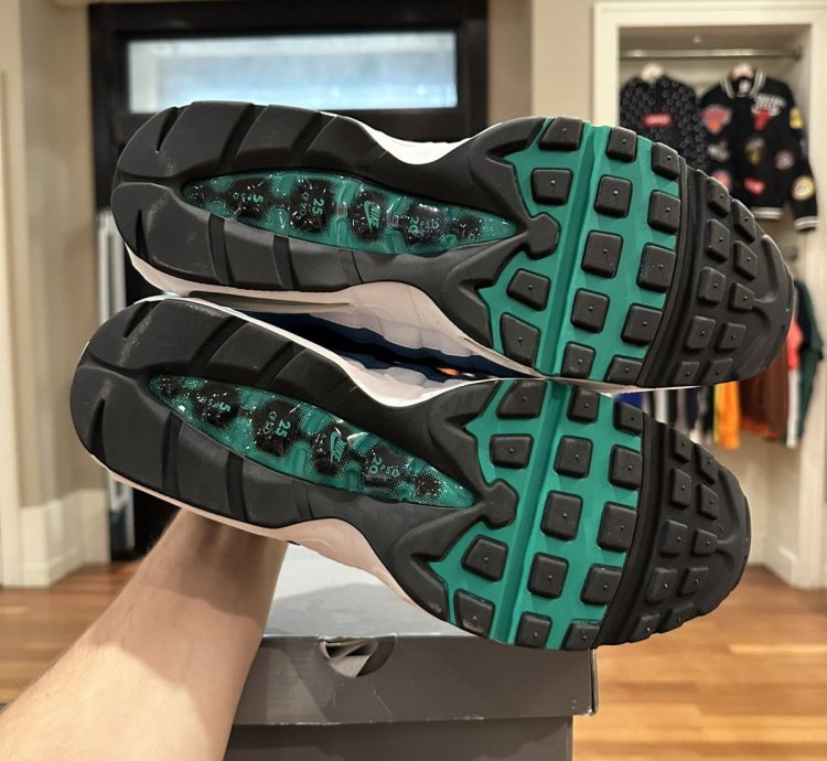 Air max 95 white skate blue