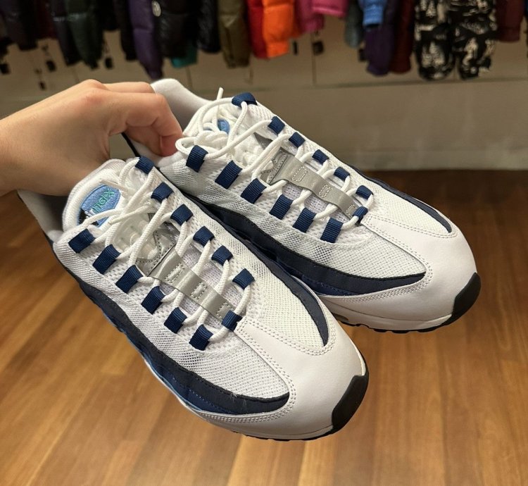 Air max 95 white skate blue