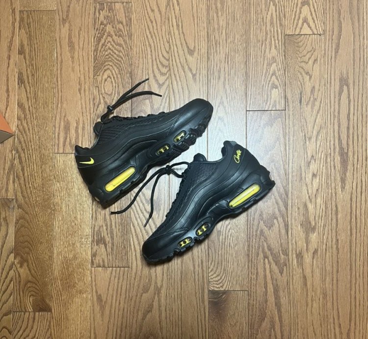 Nike Corteiz Air Max 95 Honey Blacks NYC London Exclusive