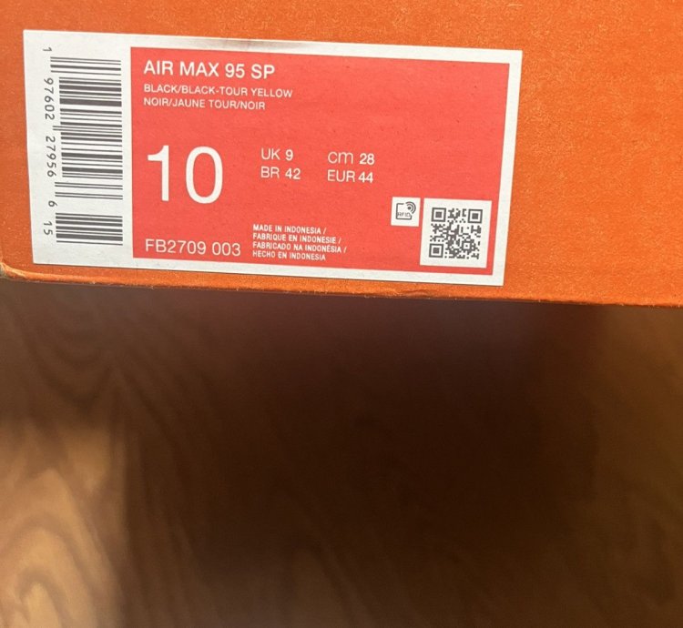 Nike Corteiz Air Max 95 Honey Blacks NYC London Exclusive