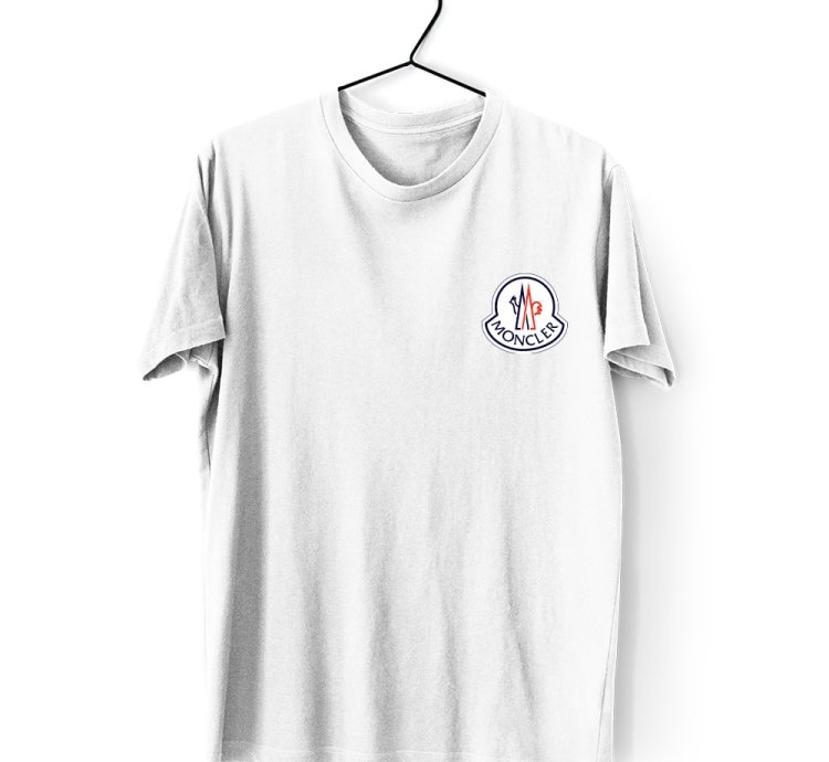 Moncler Fashion Logo Men's White Shirt USA Size S to 5XL