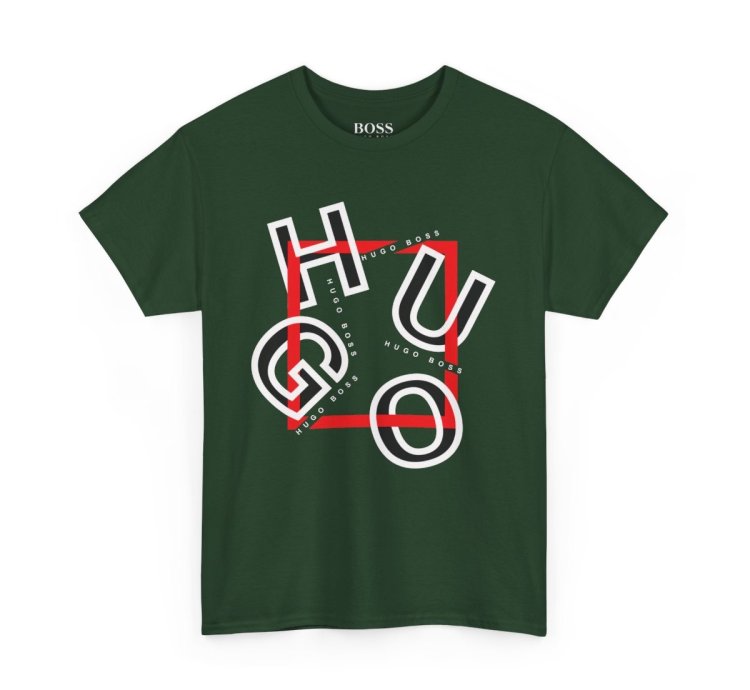 HUGO BOSS Shirt Size Usa S to 5XL Forest Green