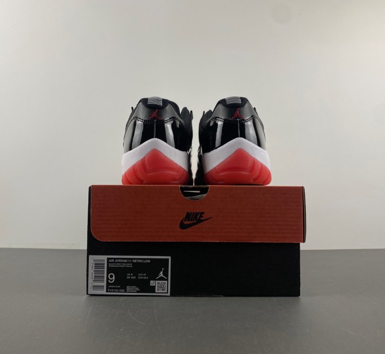 Air Jordan 11 Retro Low 2025 Bred - FV5104-006