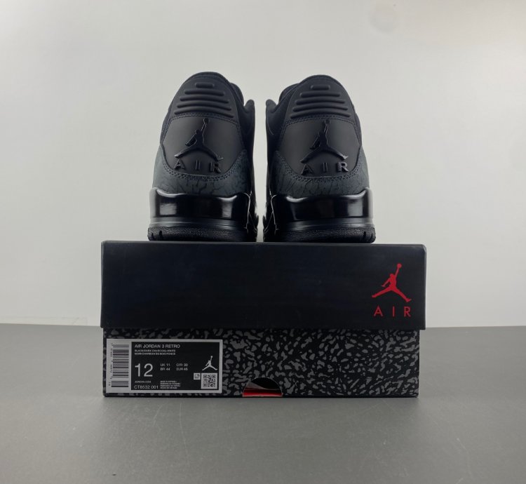 Air Jordan 3 Retro 2025 Black Cat - CT8532-001