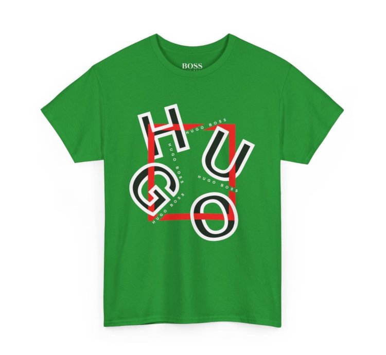 HUGO BOSS Shirt Size Usa S to 5XL Iris Green