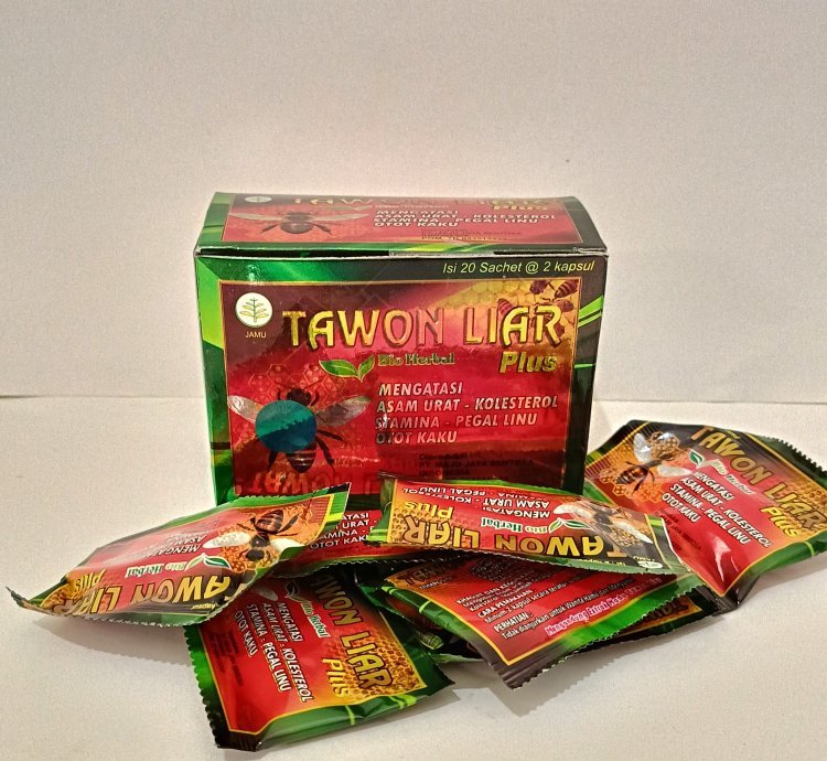 Tawon Liar Plus Herbal Capsules - Helps Relieve Body Aches Maintain Stamina