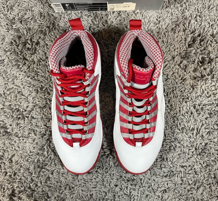 2005 Jordan 10 Retro Red Steel Rare Collectible