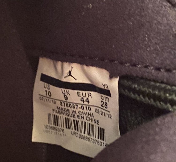 2012 Jordan 11 Breds