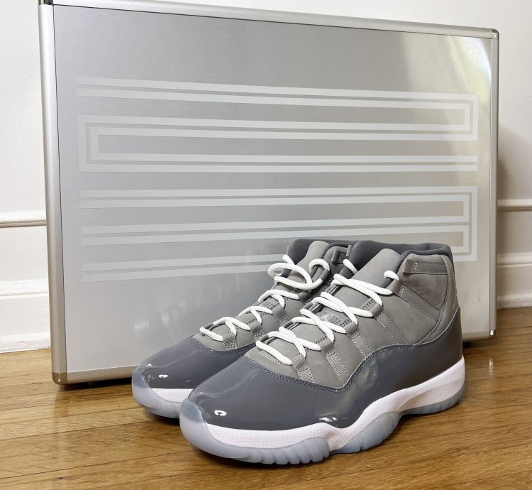 2021 Jordan 11 Cool Grey Special Corporate Briefcase Set-Up
