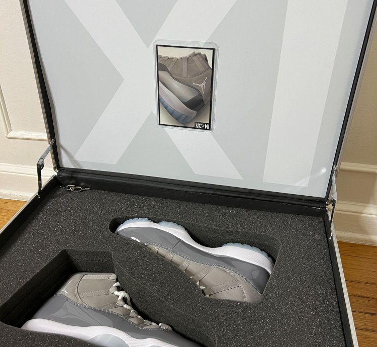 2021 Jordan 11 Cool Grey Special Corporate Briefcase Set-Up