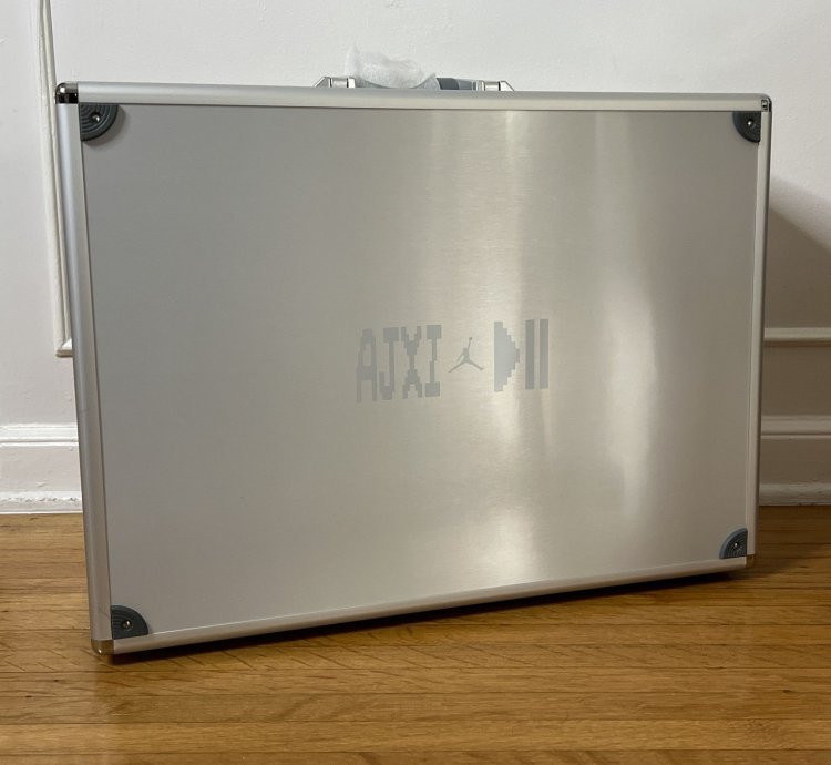 2021 Jordan 11 Cool Grey Special Corporate Briefcase Set-Up