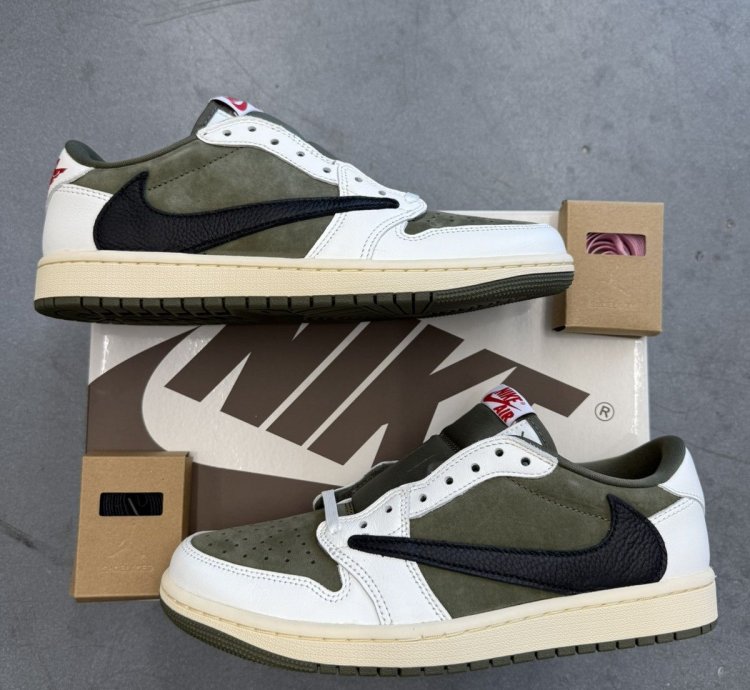 2024 Jordan 1 Retro Low OG SP Travis Scott Medium Olive