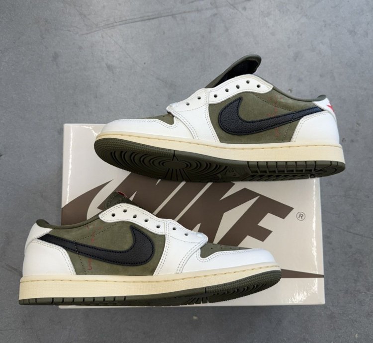 2024 Jordan 1 Retro Low OG SP Travis Scott Medium Olive