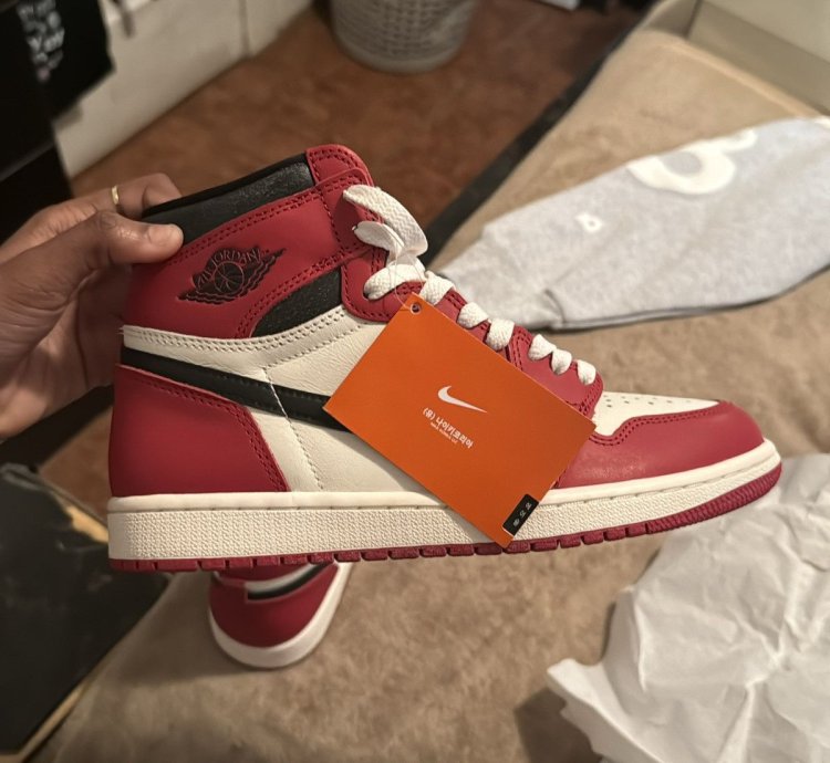 Air jordan 1 lost and found