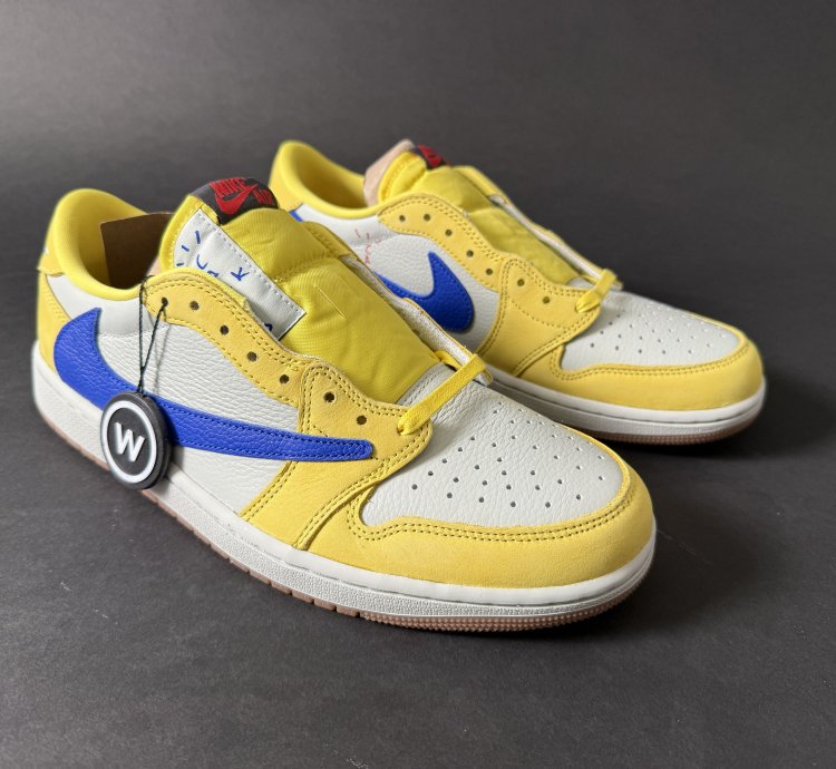Air Jordan 1 Low OG SP Travis Scott Canary Yellow