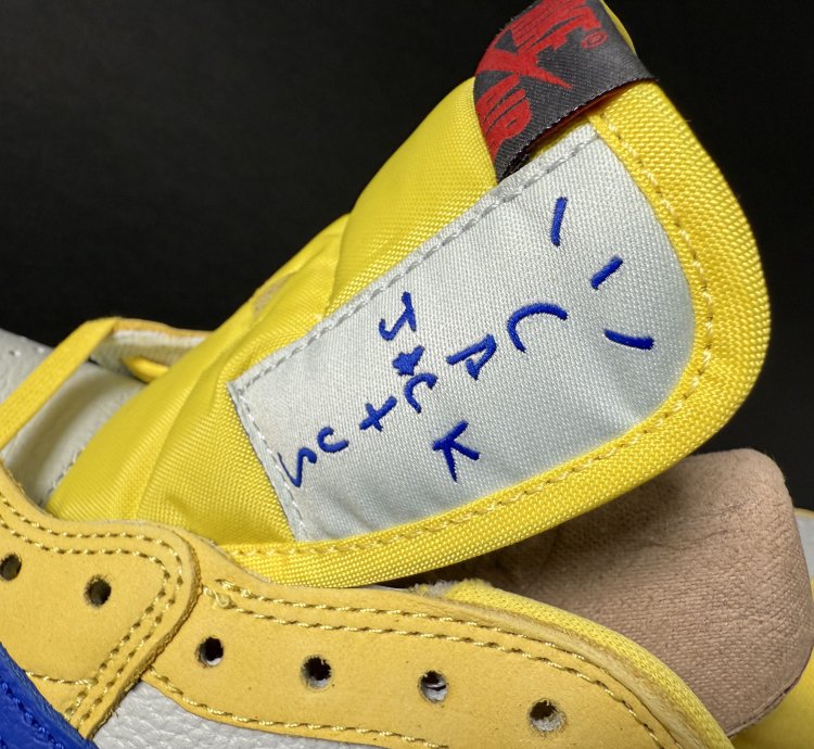 Air Jordan 1 Low OG SP Travis Scott Canary Yellow