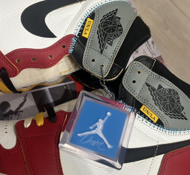 Air Jordan 1 Retro High OG SP Union LA Chicago Shadow Sz 12