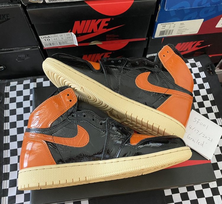 Air Jordan 1 Retro High Shattered Backboard 3 0 GS Size 7Y