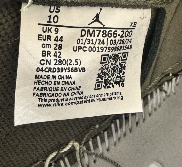 Air Jordan 1 Retro Low Travis Scott Medium Olive US 10