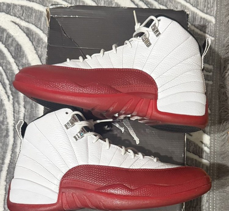 Air Jordan 12 Retro Cherry 2009 Size 10 DS