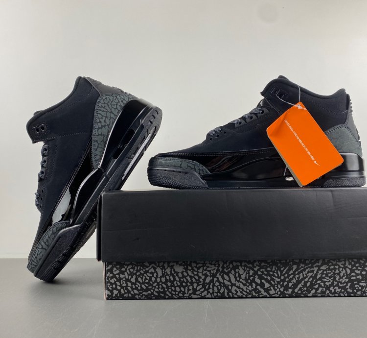 Air Jordan 3 Retro 2025 Black Cat - CT8532-001