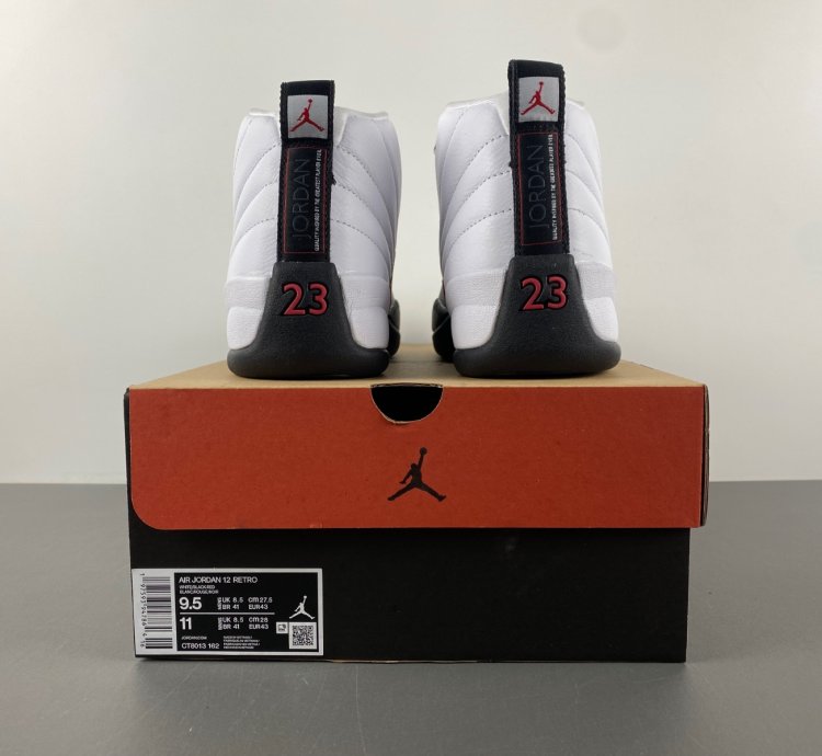 Air Jordan 12 Retro Red Taxi Flip - CT8013-162
