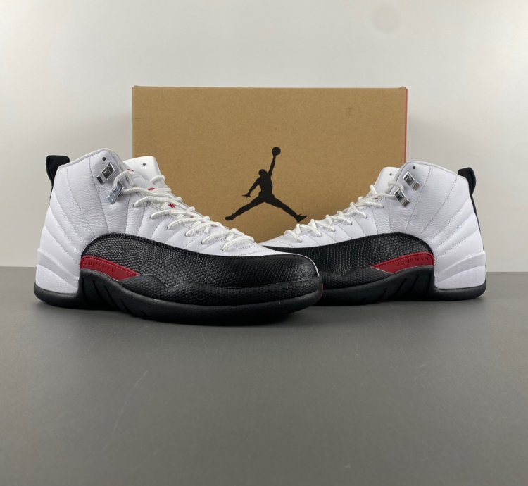 Air Jordan 12 Retro Red Taxi Flip - CT8013-162