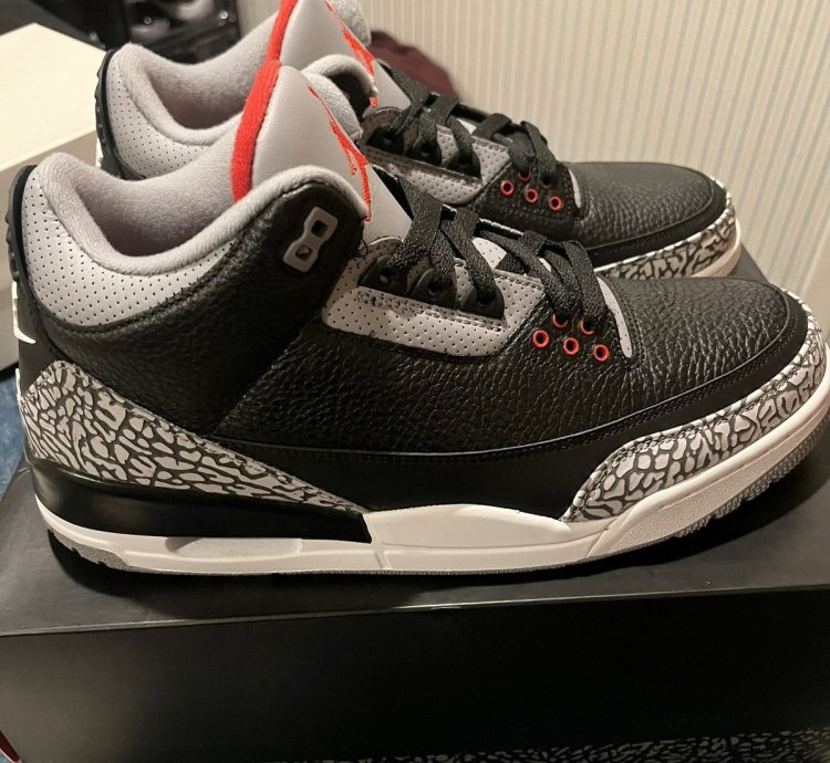 Air Jordan 3 Black Cement 2018 Size 11 5