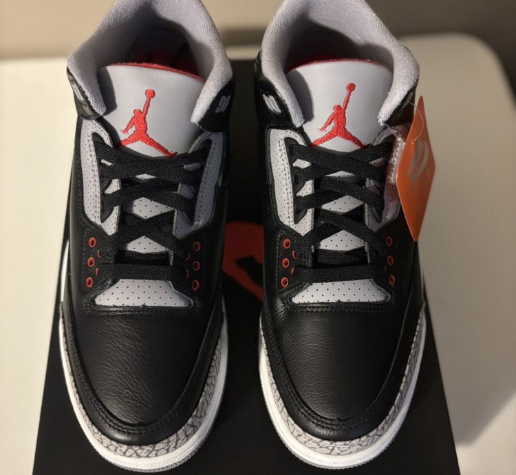 Air Jordan 3 Black Cement 2024
