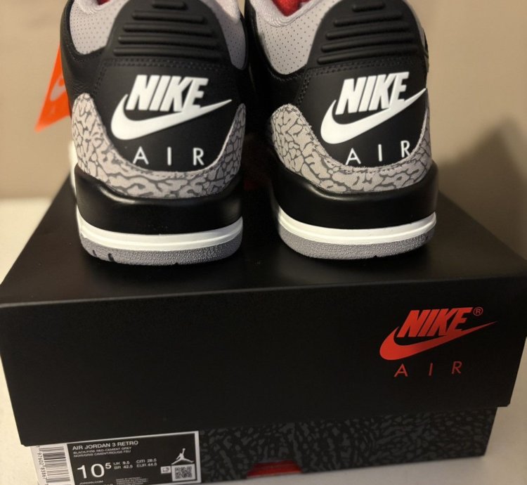 Air Jordan 3 Black Cement 2024