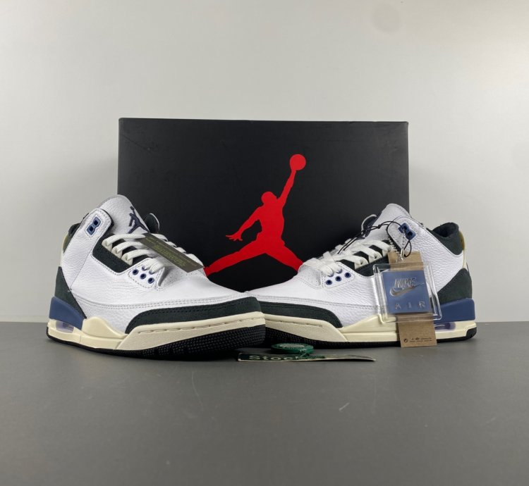 A Ma Maniére Jordan Air 3 Retro OG SP Diffused Blue - HV8571-100