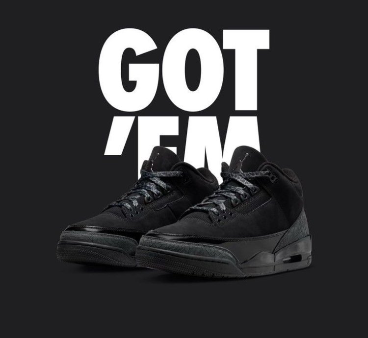 Air Jordan 3 Retro Black Cats