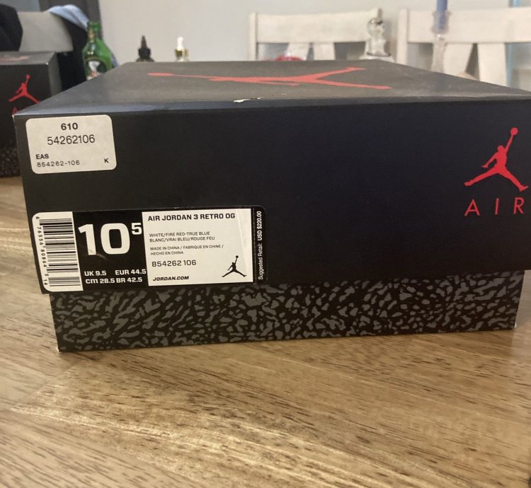 Air Jordan 3 Retro OG True Blue