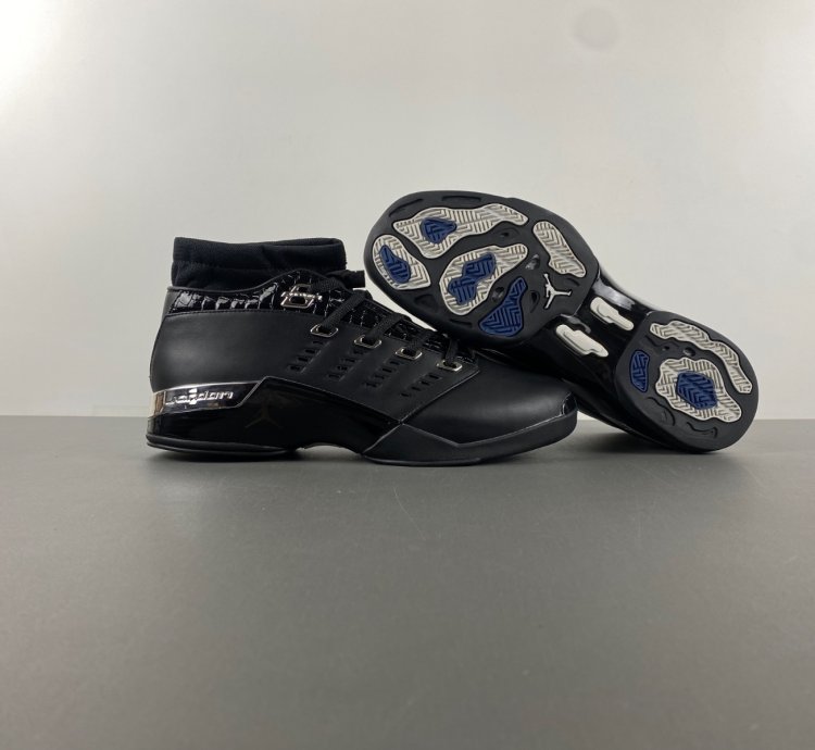 Air Jordan 17 OG Low Black Chrome - 303891-004