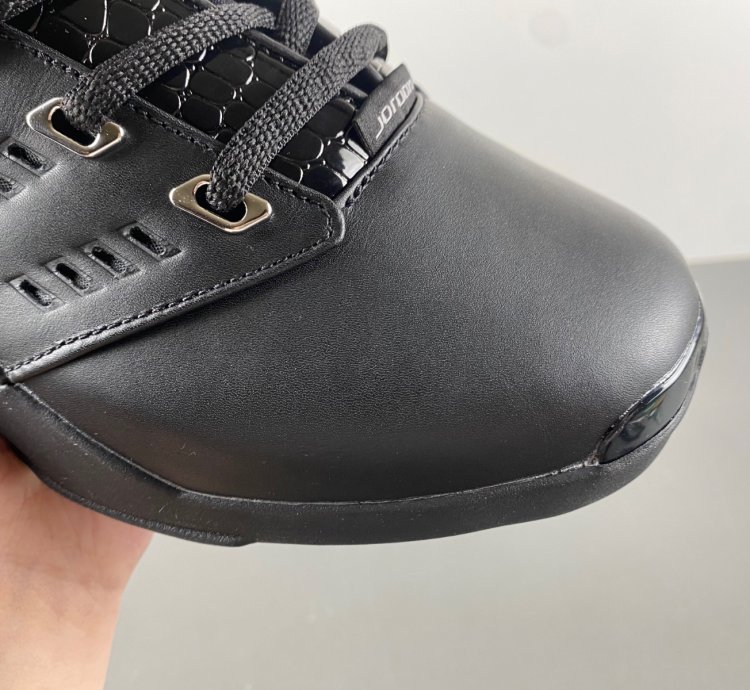 Air Jordan 17 OG Low Black Chrome - 303891-004