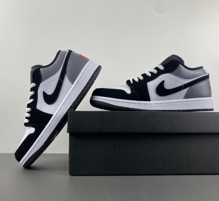 Air Jordan 1 Low SE White Black Matte Silver - HF3148-106