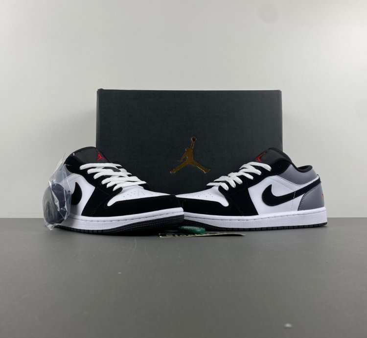 Air Jordan 1 Low SE White Black Matte Silver - HF3148-106