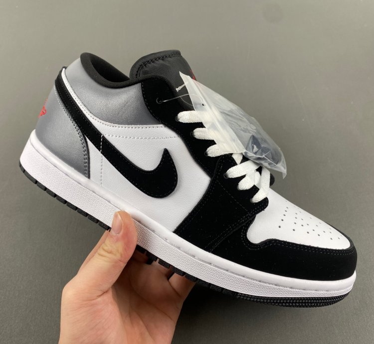 Air Jordan 1 Low SE White Black Matte Silver - HF3148-106