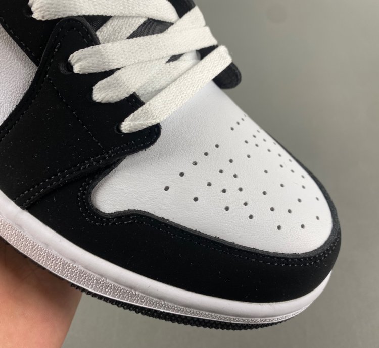 Air Jordan 1 Low SE White Black Matte Silver - HF3148-106