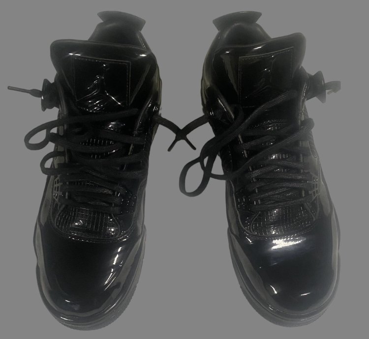 Air Jordan 4 Retro 11LAB4 Black Patent Leather
