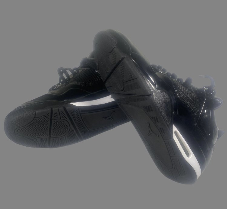 Air Jordan 4 Retro 11LAB4 Black Patent Leather