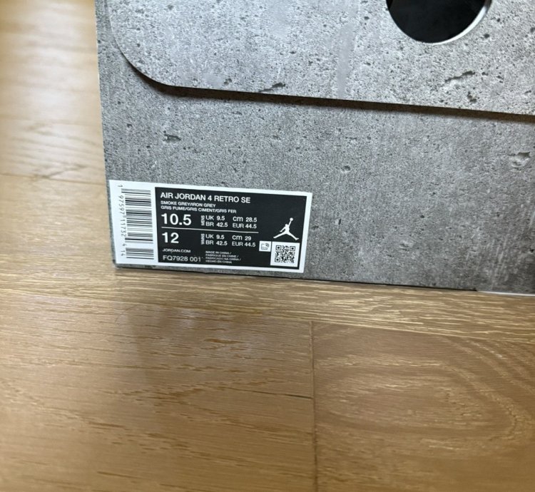 Air Jordan 4 Wet Cement Paris Olympics size 10 5 Men NEW