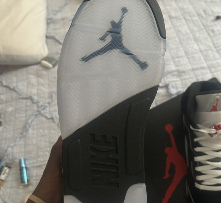 Air Jordan 5 Black Metallic Reimagined